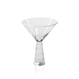 Terrell Bamboo Stem Martini Glasses Set of 4