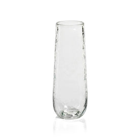 Kaz Hammered Stemless Champagne Flutes Set of 4