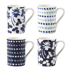 Floral Way Mugs Set of 4 - Assorted