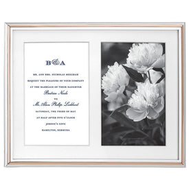 Rosy Glow Double Invitation Frame