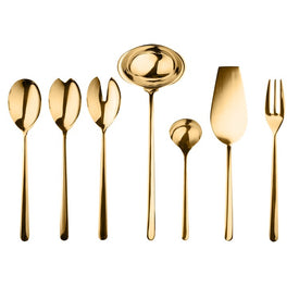 Linea Oro Seven-Piece Serving Set