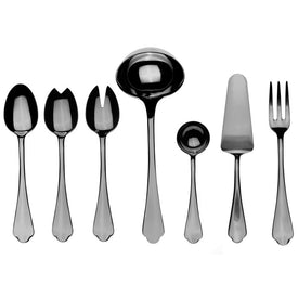 Dolce Vita Mirror Oro Nero Seven-Piece Serving Set