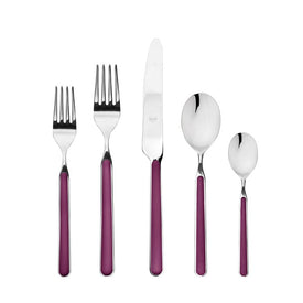 Fantasia Light Mauve Seven-Piece Serving Set