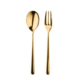 Linea Oro Two-Piece Serving Set