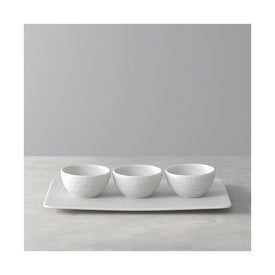 Manufacture Rock Blanc Four-Piece Dip Set