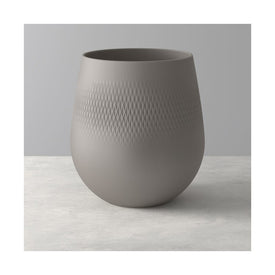 Manufacture Collier Taupe Large Carre Vase