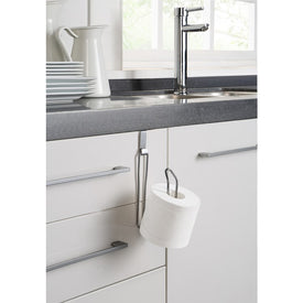 Over-the-Tank Toilet Paper Roll Holder Dispenser and Reserve - Chrome