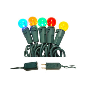 Electric String Lights with Multi-Color Globes