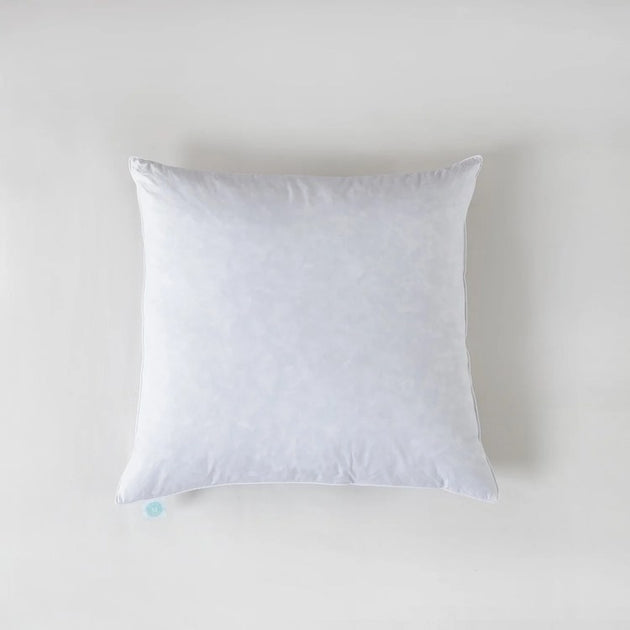 Martha Stewart Medium Firm 2-Pack Feather Euro Pillow Inserts, White