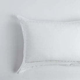 Hotel Grand Tencel Lyocell/Cotton Blend Embroidered Full/Queen Duvet Cover Set - White