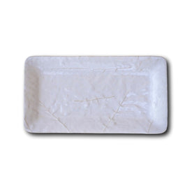 Oliveira Rectangular Tray - White