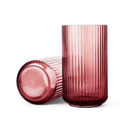 Lyngby 9.8" Vase - Burgundy