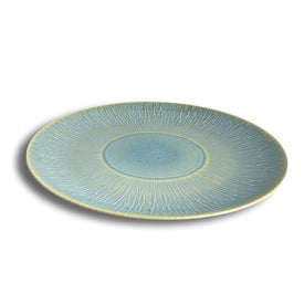 Stillwater Round Serving Platter - Green