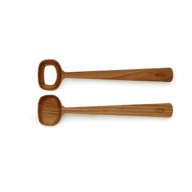 Hammershoi 0.6" Salad Serving Set - Oak