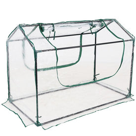 4' x 2' Mini Greenhouse with Two Zippered Side Doors - Clear