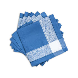 Paris 18" x 18" Napkins Set of 6 - French Blue