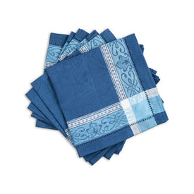 Astra 18" x 18" Napkins Set of 6 - Shades of Blue