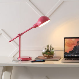 Curtis Adjustable LED Task Lamp with USB Charging Port
