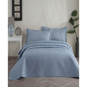 spred3pcbluekng Bedding/Bed Linens/Quilts & Coverlets