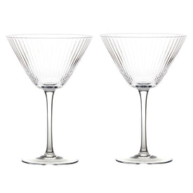 Empire Clear Cocktail Glasses Set of 2