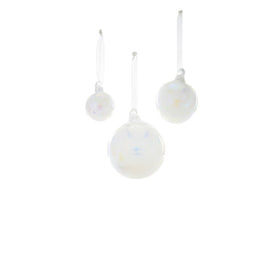 Moonglow Christmas Ornaments Set of 3