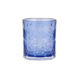 Barocco Cobalt Double Old Fashioned Glass