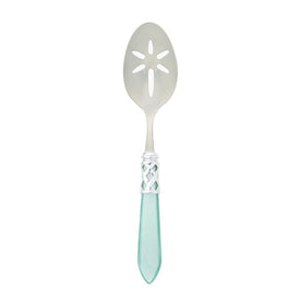 Aladdin Brilliant Aqua Slotted Serving Spoon