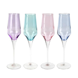 Contessa Assorted Champagne Glasses Set of 4