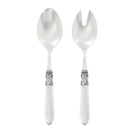Aladdin Antique Clear Salad Server Set