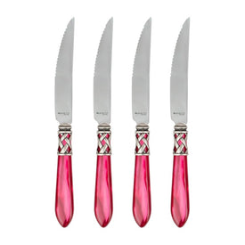 Aladdin Antique Raspberry Steak Knives Set of 4