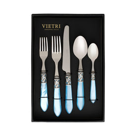 Aladdin Antique Light Blue Five-Piece Place Setting Set of 4