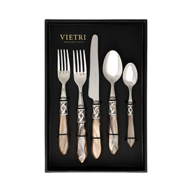 Aladdin Antique Taupe Five-Piece Place Setting Set of 4