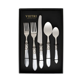 Aladdin Antique Light Gray Five-Piece Place Setting Set of 4