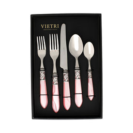 Aladdin Antique Light Pink Five-Piece Place Setting Set of 4