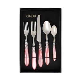Aladdin Brilliant Light Pink Five-Piece Place Setting Set of 4