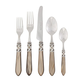 Aladdin Antique Taupe Five-Piece Place Setting