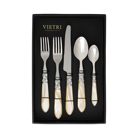 Aladdin Brilliant Ivory Five-Piece Place Setting Set of 4