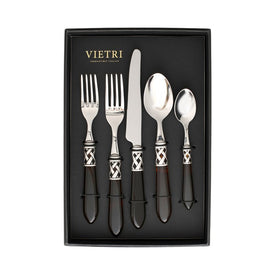 Aladdin Antique Tortoiseshell Five-Piece Place Setting Set of 4
