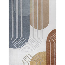 Arches Machine-Washable 4' x 6' Area Rug - Multi