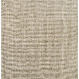 Pata Handwoven Chunky Jute 7' Square Area Rug - Light Ivory