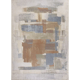Weaver Abstract Watercolor Machine-Washable 8' x 10' Area Rug - Cream/Multi