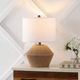 Alma 21.75" Rope Wrapped LED Table Lamps Set of 2 - Brown