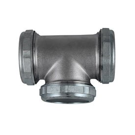 Tee 3 Way 1-1/2" Slip Satin Nickel 22GA Brass
