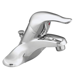 Chateau Single-Handle Low Arc Bathroom Faucet with 50/50 Pop-Up Drain