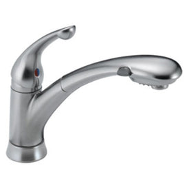Signature Single Handle Pull Out Kitchen Faucet