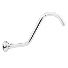 Waterhill 14" High-Arc Curved Shower Arm with Flange