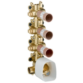 Thermostatic Rough Valve with Three Volume Controls
