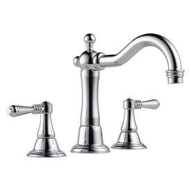 Tresa Two Handle Widespread Bathroom Faucet with Lever Handles/Drain