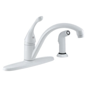 440-WH-DST Kitchen/Kitchen Faucets/Kitchen Faucets with Side Sprayer