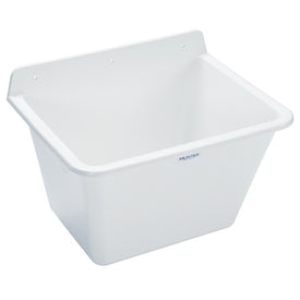 Utilatub 22"W x 16-3/4"D Wall-Mount Service Mop Sink